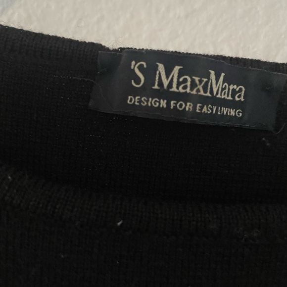 MaxMara sleeveless wool shell.  Size L - Picture 4 of 5